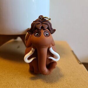 Ice‎ Age Manny the Mammoth Keychain Collectible Cartoon Character